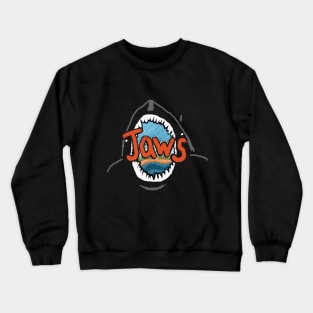 Jaws Cartoon Crewneck Sweatshirt